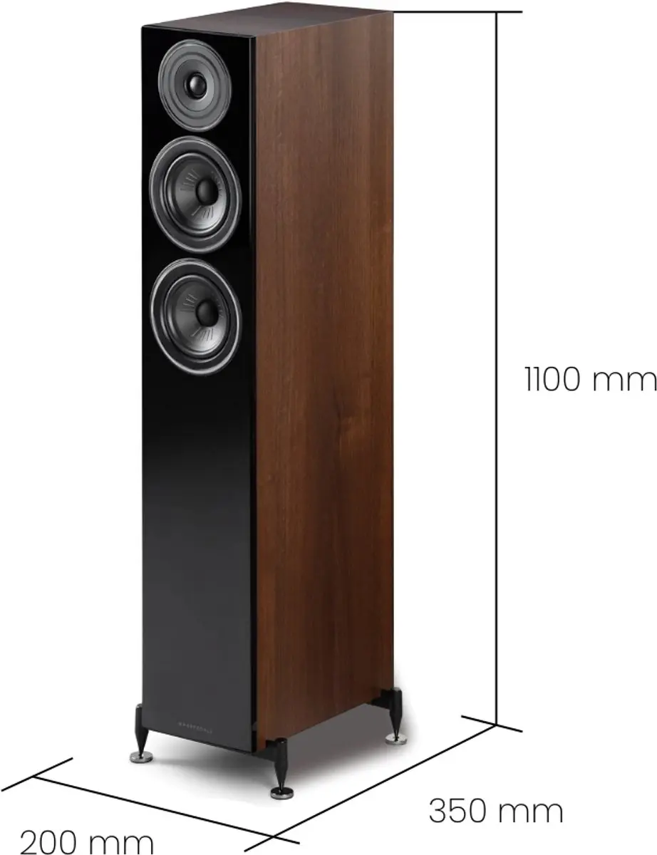 Wharfedale Diamond 12.4 Vloerstaande Speakers - Walnoot - afbeelding 4 van 6