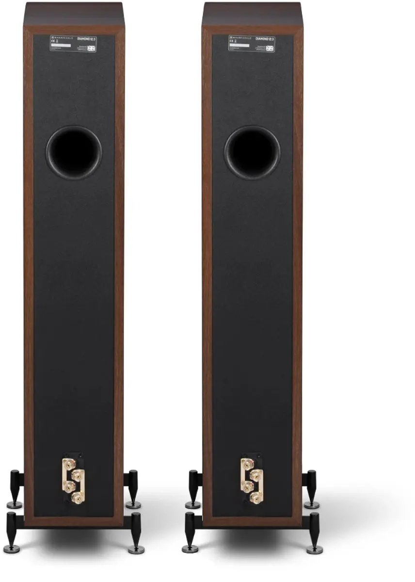 Wharfedale Diamond 12.4 Vloerstaande Speakers - Walnoot - afbeelding 3 van 6
