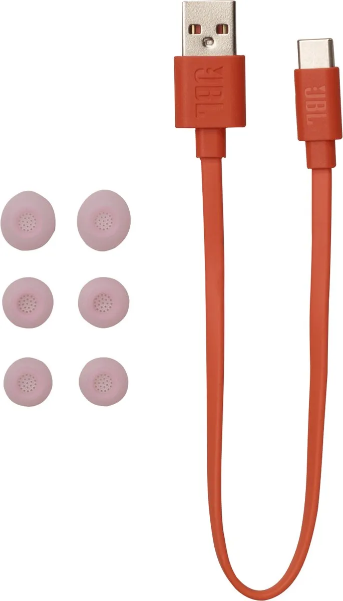 JBL Wave Beam 2 Noise Cancelling Oordopjes - 40 uur - Roze