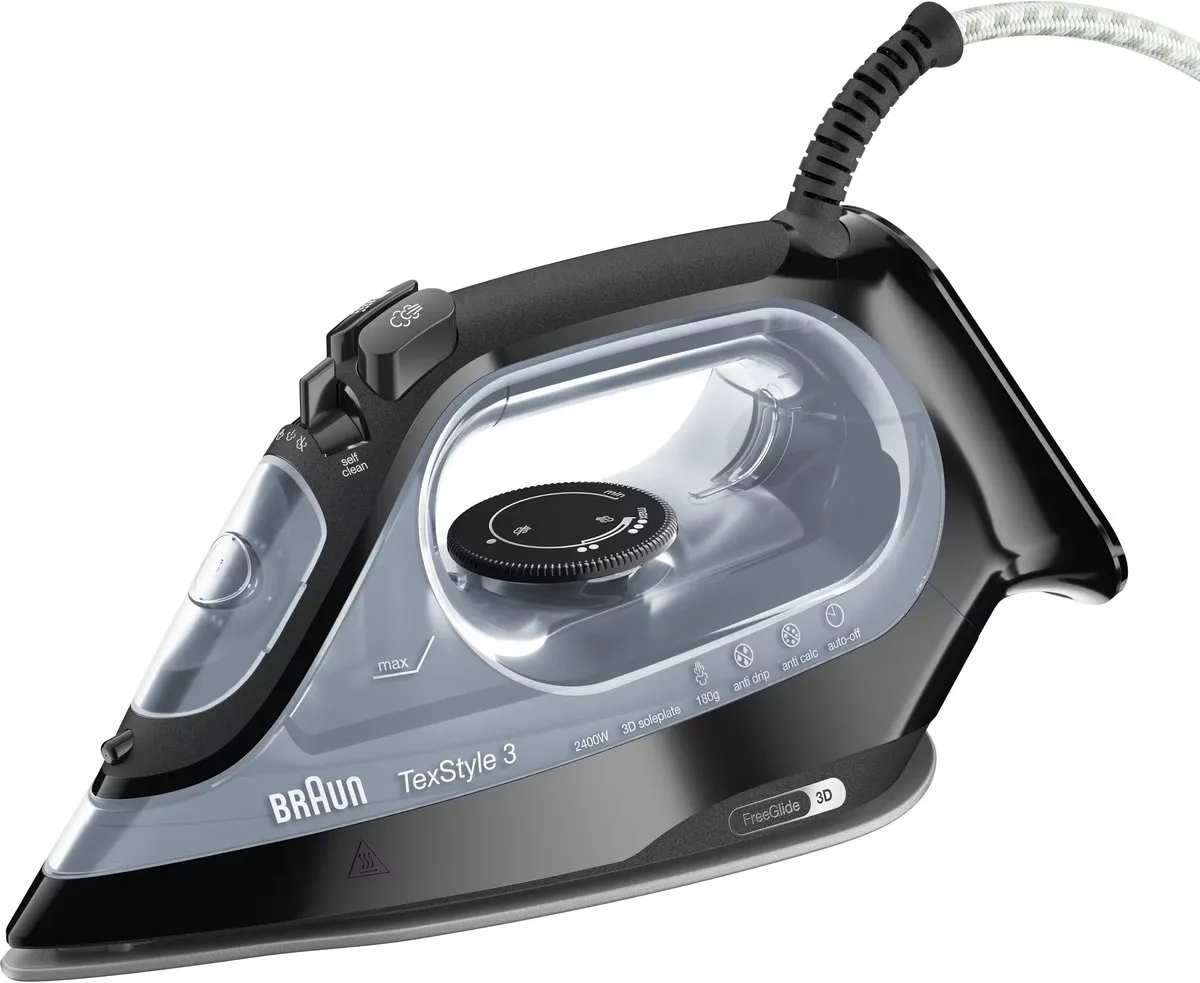 Braun TexStyle 3 SI3055BK Stoomstrijkijzer