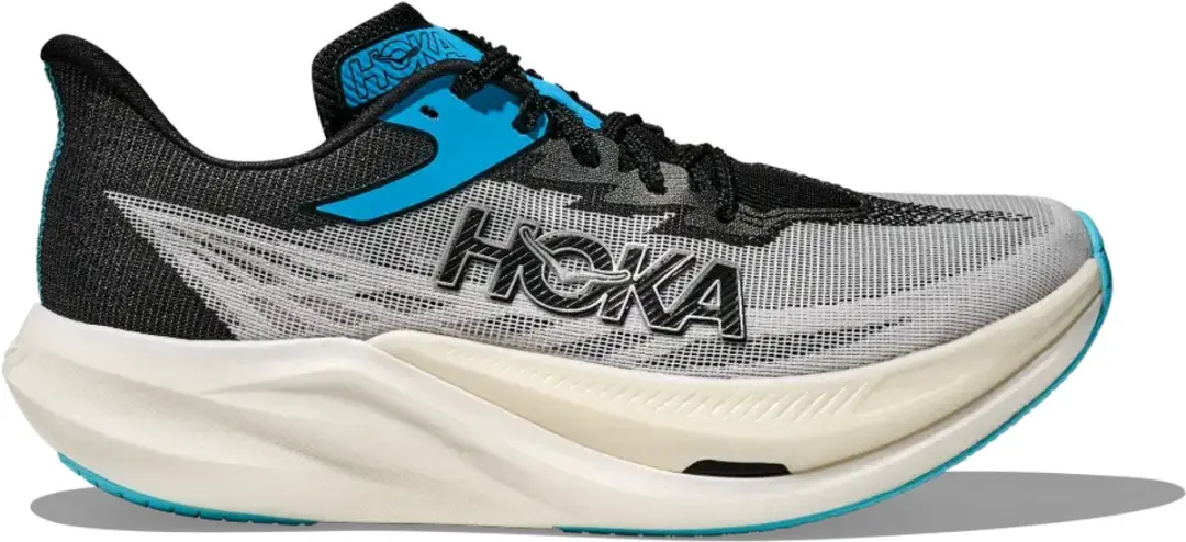 Hoka Rocket X 3 - Hardloopschoen - Wit/Zwart