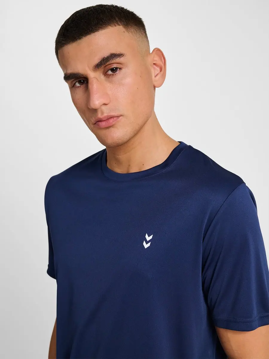 Hummel Hmlpulse Trainings-T-shirt 229881 - L - Dress Blues - afbeelding 6 van 6