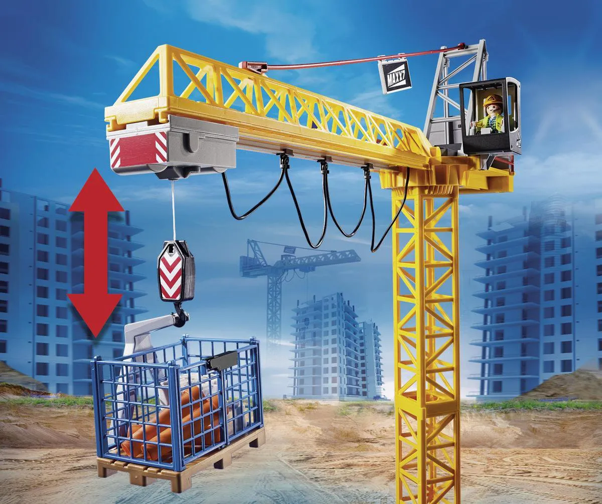 Playmobil City Action RC Bouwkraan 70441 - Multicolor