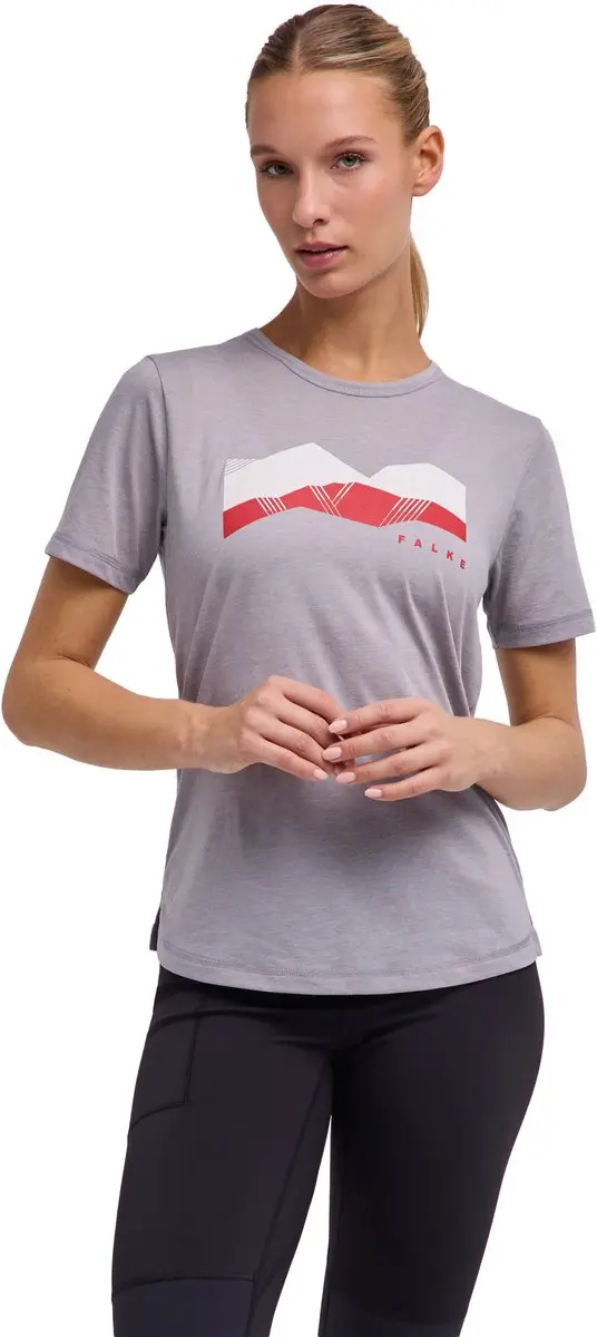 Falke Trekking Tee Graphic Dames Top