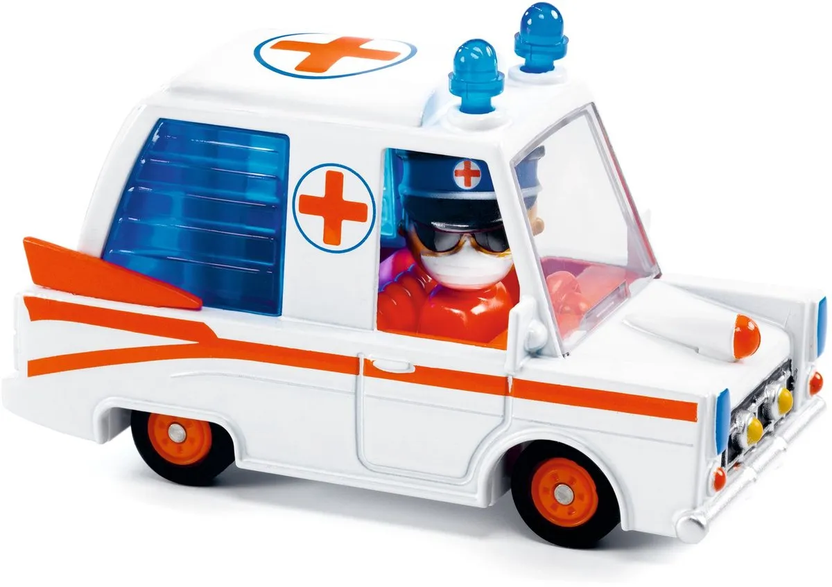 Djeco Hurry Ambulance Crazy Motors Speelvoertuig DJ05468