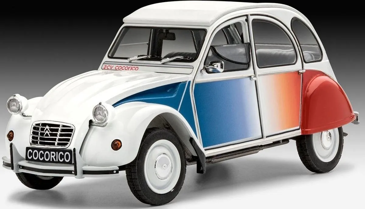 Revell 67653 Citroën 2 CV Cocorico Modelbouwpakket 1:24 - 122 Onderdelen
