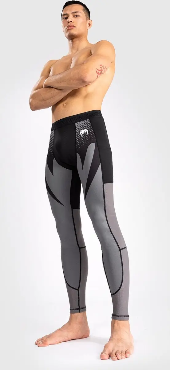 Venum Attack Sportlegging S - Zwart/Grijs