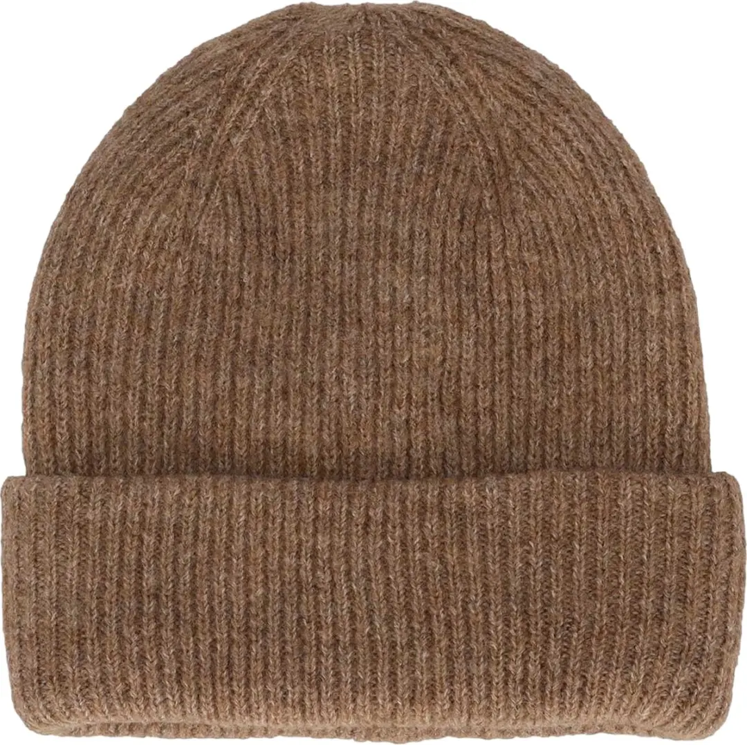 Sarlini Knit Muts Dames - Taupe Melange