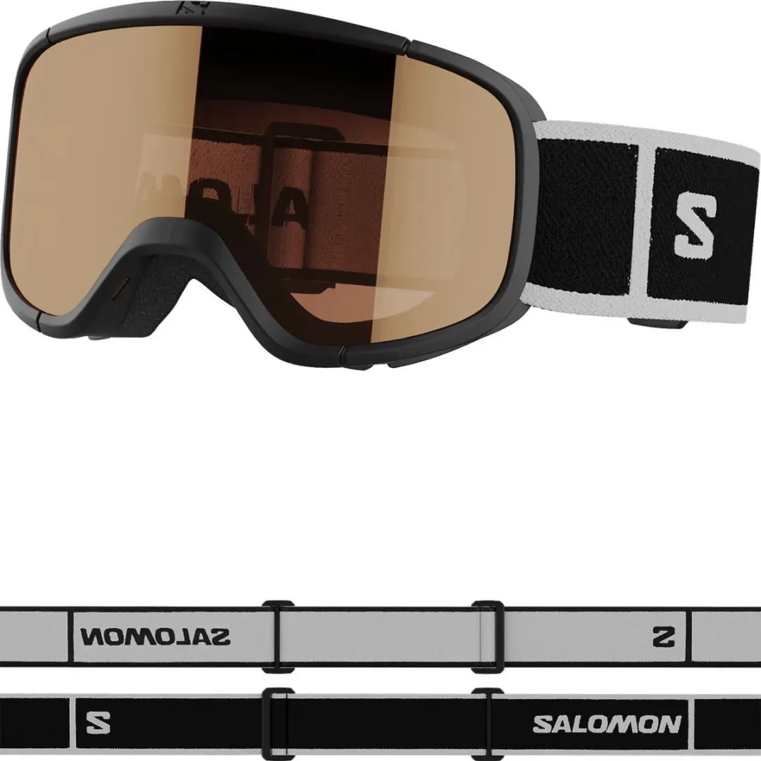 Salomon Lumi Skibril Kinder S2 - Zwart/Tonic Oranje