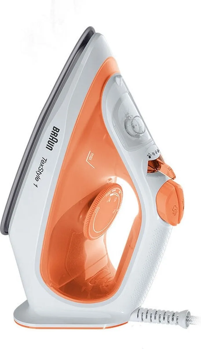 Braun TexStyle 1 SI1009OR Stoomstrijkijzer - 2000W - 220ml - Oranje