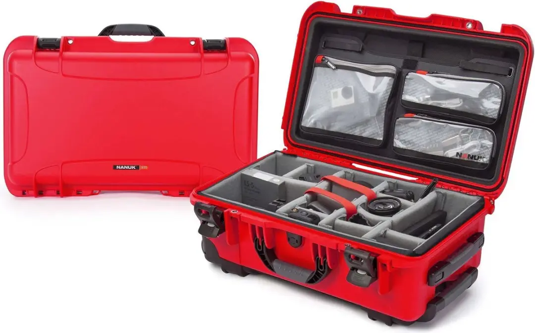 Nanuk 935 Pro Photo Kit Koffer - 28.5L - Rood