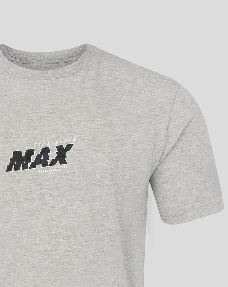 Castore Max Verstappen Graphic Pixel Shirt 2026 - Grijs L