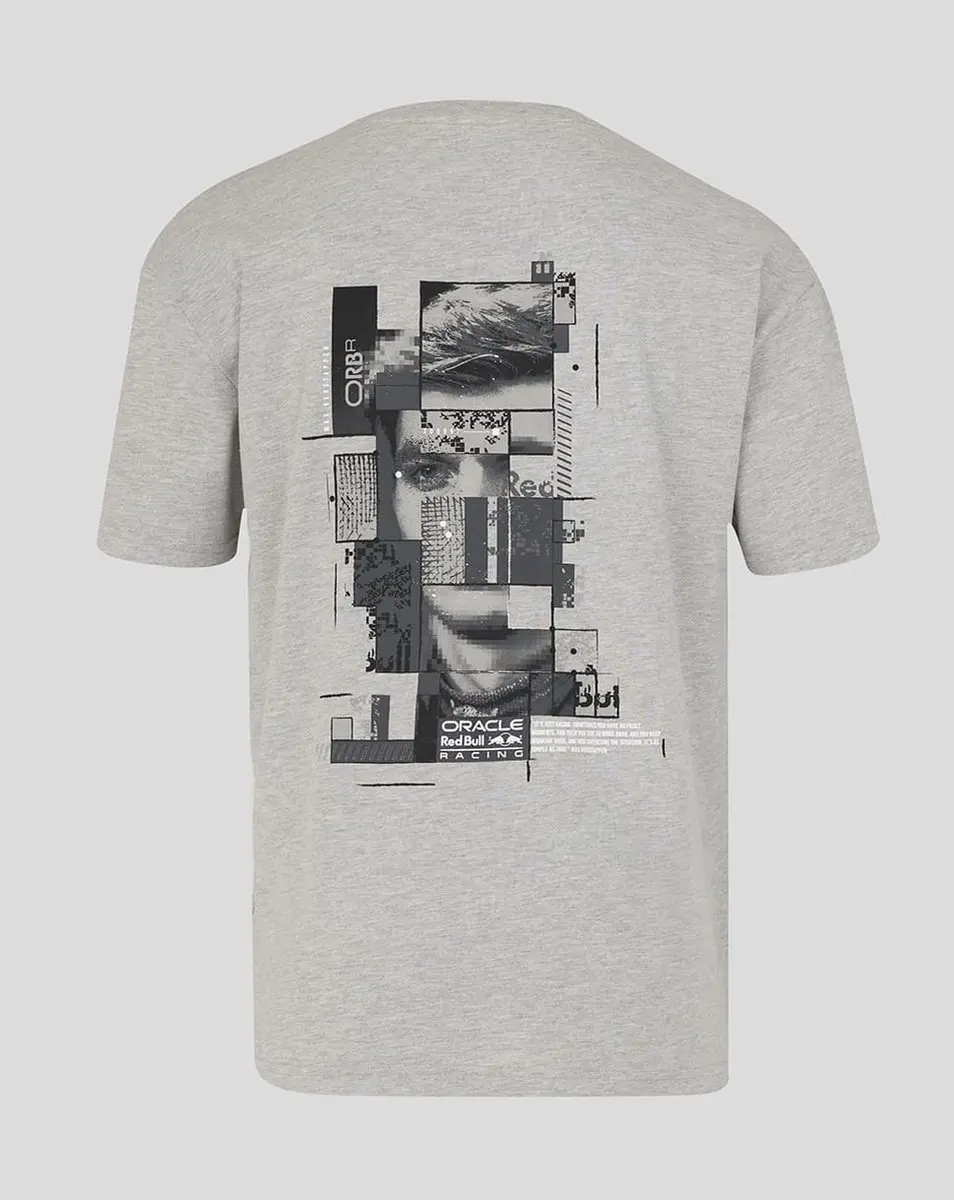 Castore Max Verstappen Graphic Pixel Shirt 2026 - Grijs L