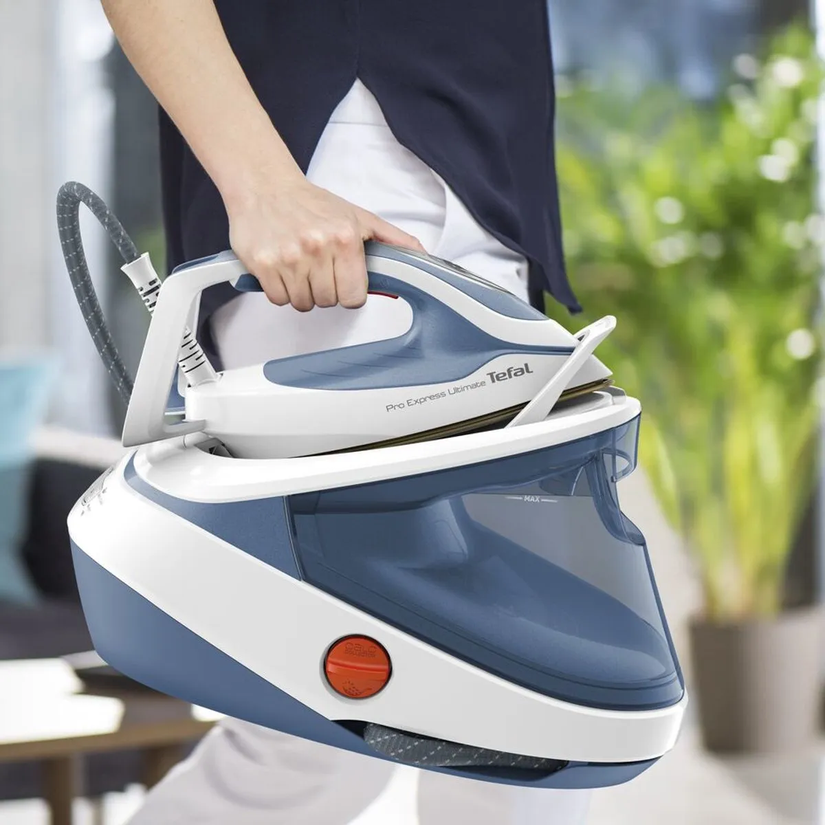 Tefal Pro Express Ultimate II GV9710 Stoomgenerator - 3000W - Blauw/Wit