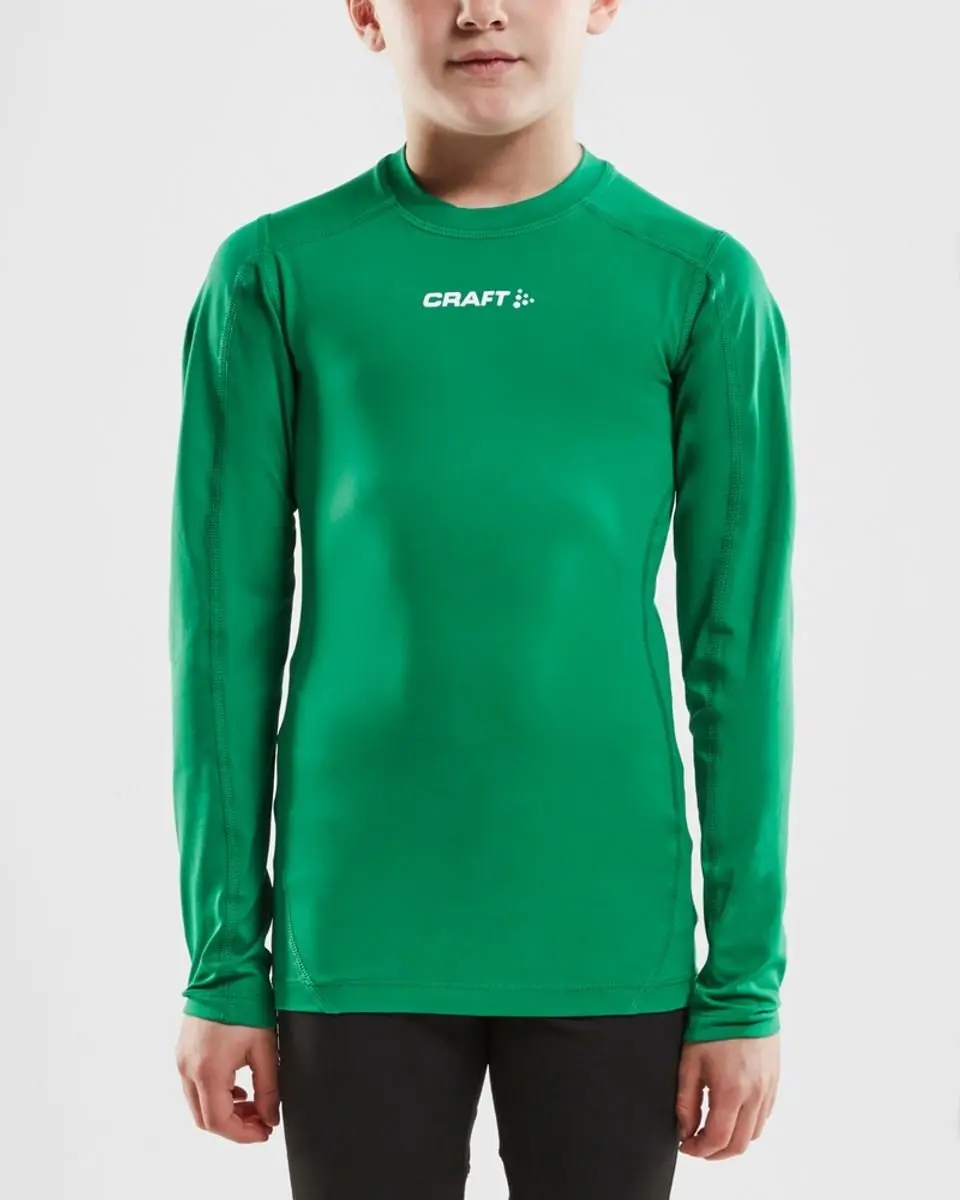 Craft Pro Control Compressiekleding Lange Mouw Kinderen 158/164 - Groen