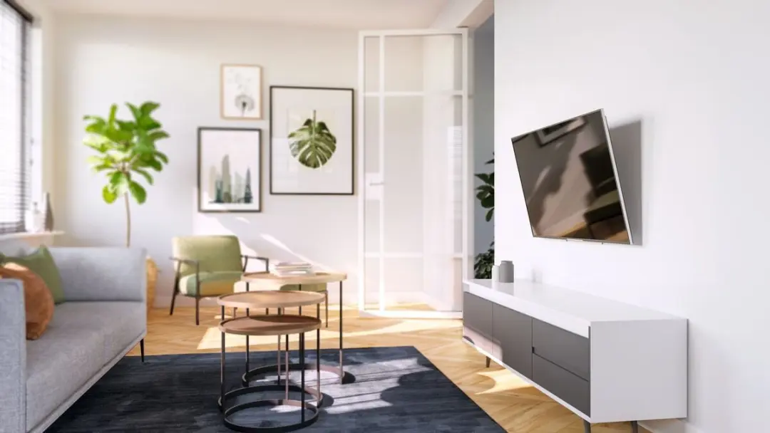 Vogel's TVM3213 TV-muurbeugel 43" - Zwart - VESA 50x50mm