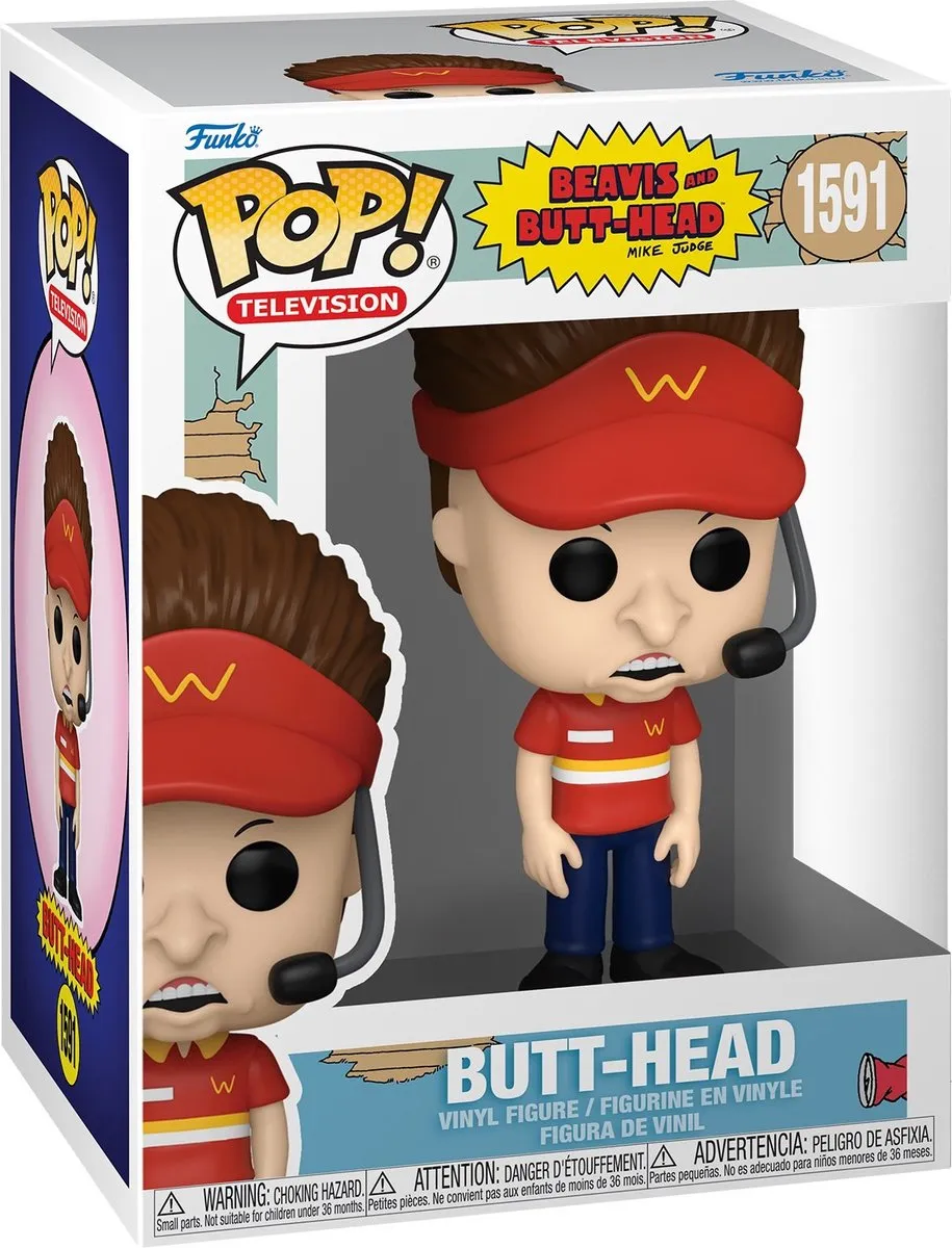 Funko Pop Beavis & Butt-Head Butt-Head #1591 - Multi