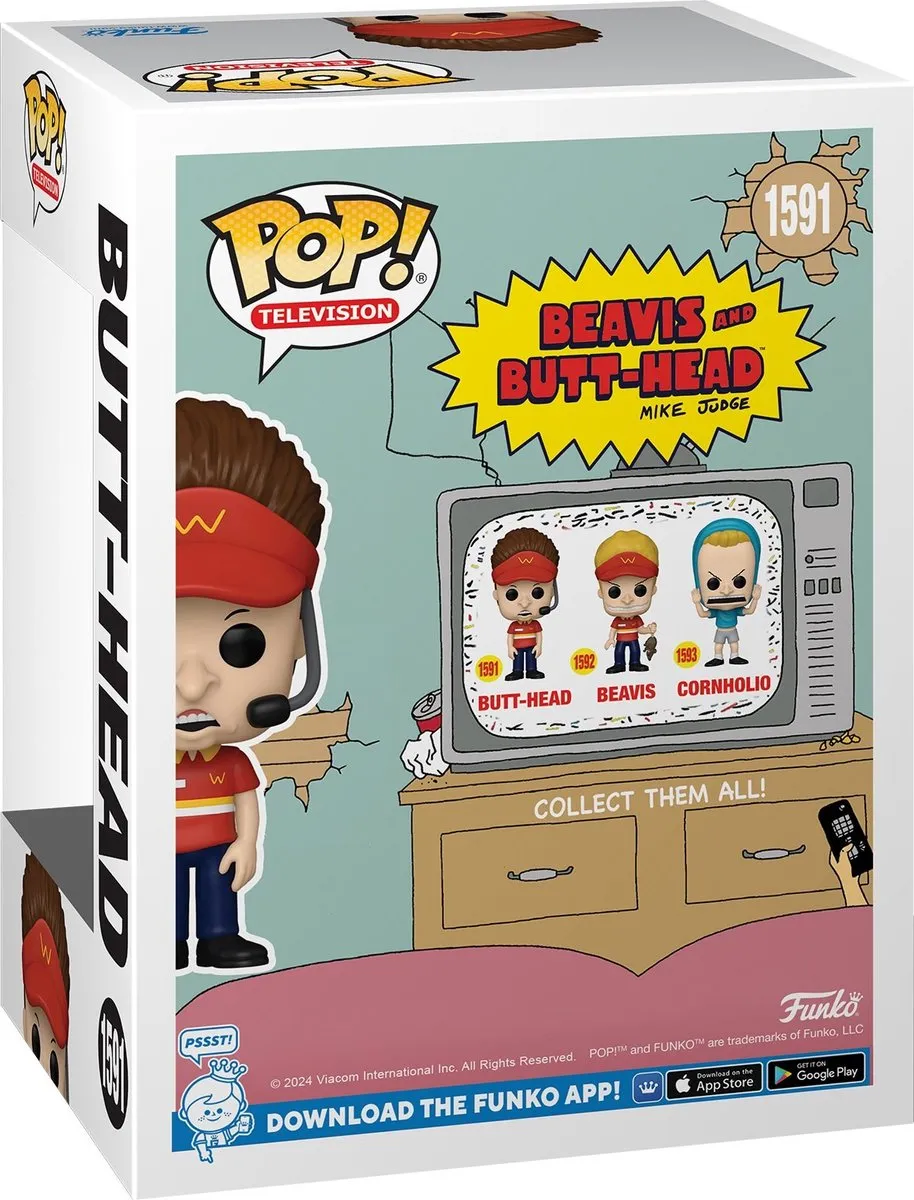 Funko Pop Beavis & Butt-Head Butt-Head #1591 - Multi
