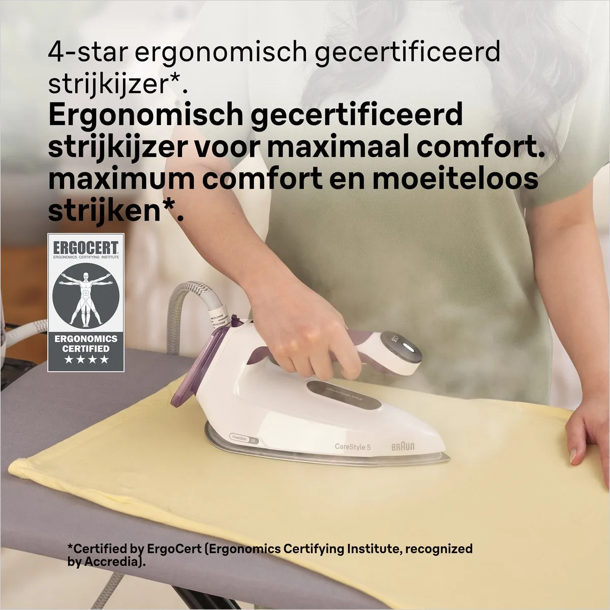 Braun CareStyle 5 IS5247VI - Stoomgenerator - Lichtgewicht Strijkijzer - Groot Waterreservoir - Violet