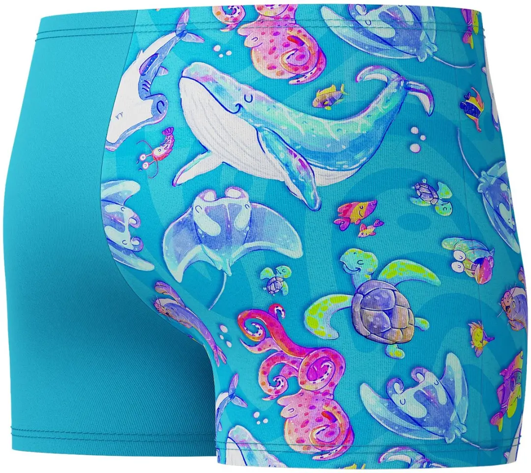 Speedo Digital Allover Zwemboxer Jongens 104 - Lichtblauw
