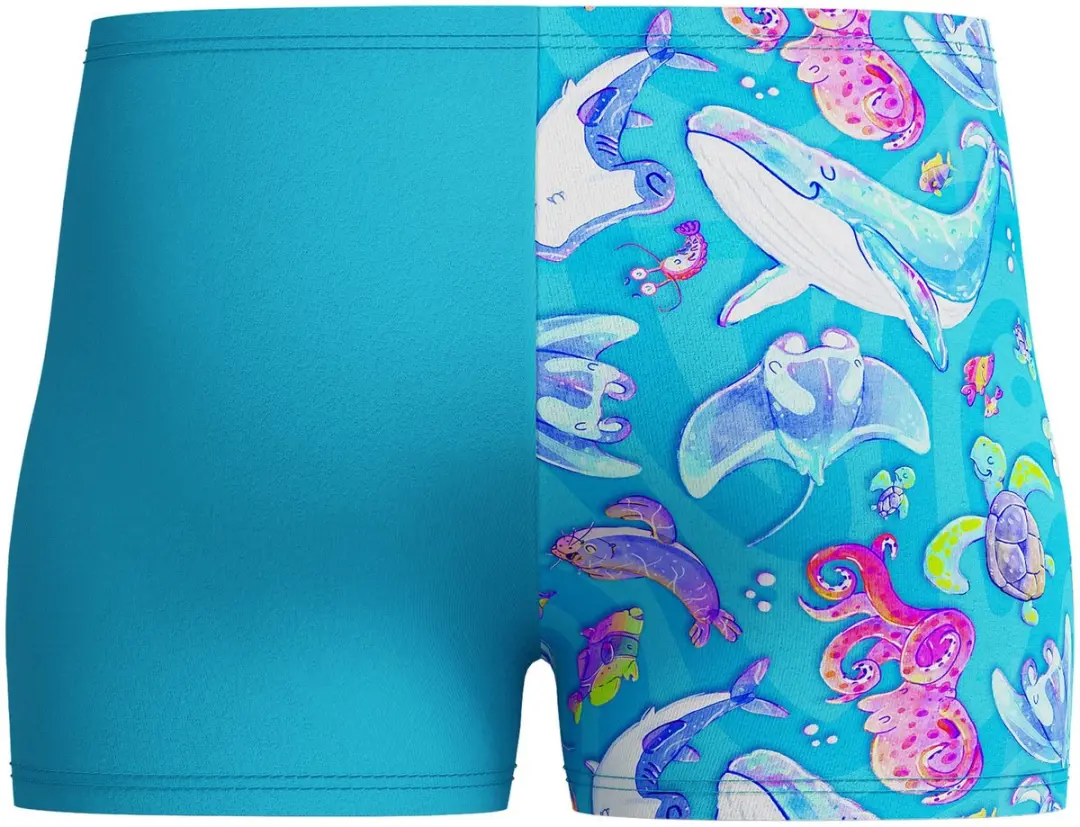 Speedo Digital Allover Zwemboxer Jongens 104 - Lichtblauw