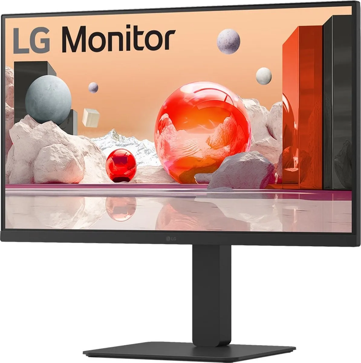LG 27BA750-B Monitor 27" - USB-C - Zwart