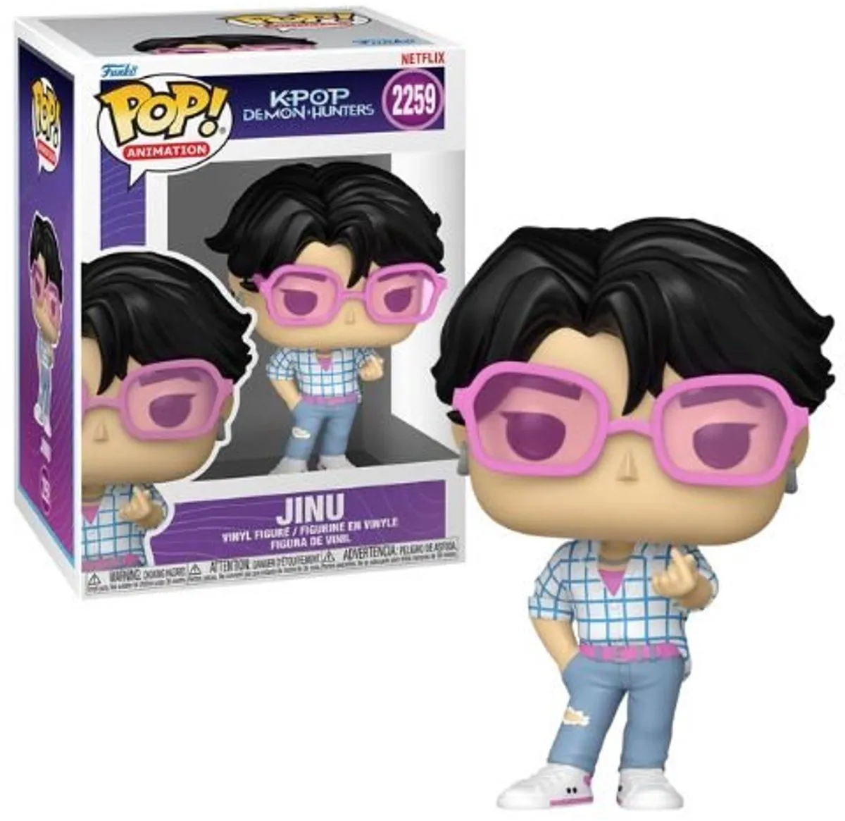 Funko POP! Animation K-Pop Demon Hunters Jinu #2259 - Jinu w/CH