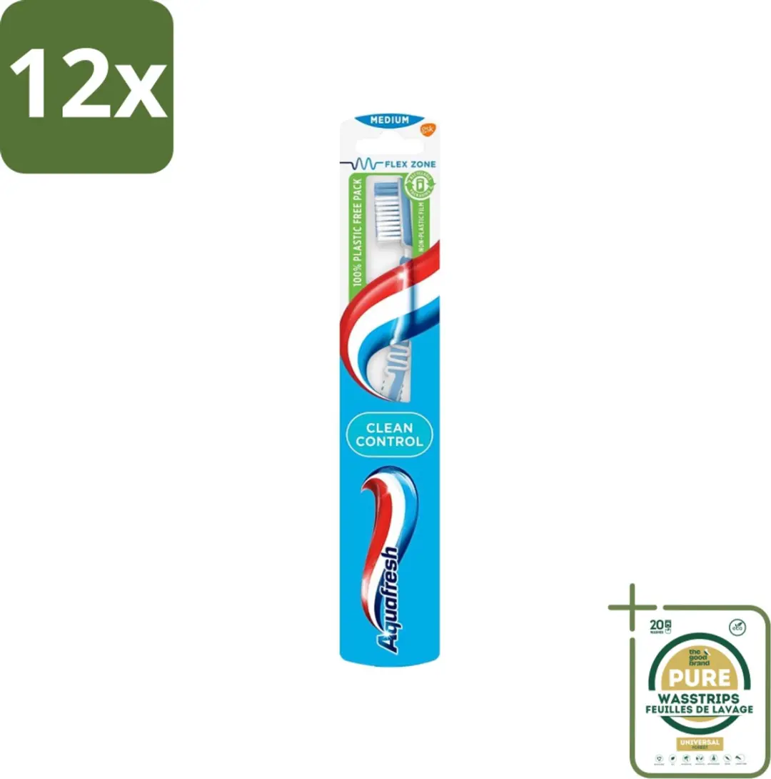 Aquafresh Clean Control Medium Tandenborstels
