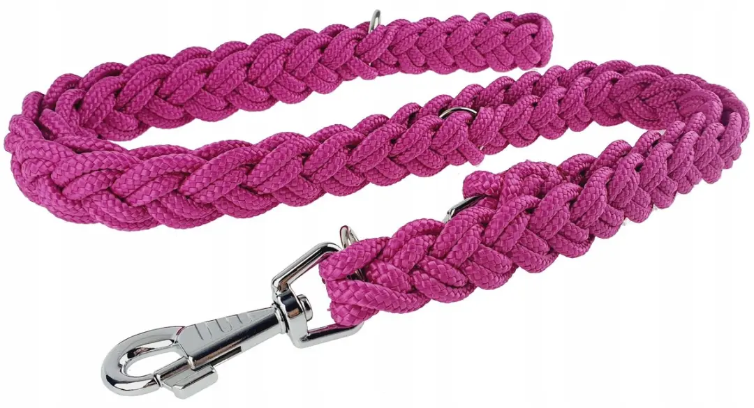 Champion Gevlochten Hondenlijn 2.5m Roze