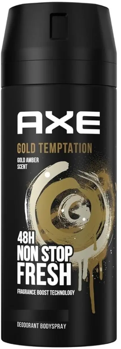 Axe Gold Temptation Bodyspray 750ml - 5x150ml