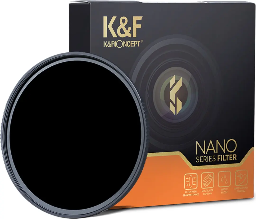 K&F Concept ND1000 Nano-X MRC Grijsfilter 58mm - KF01.975