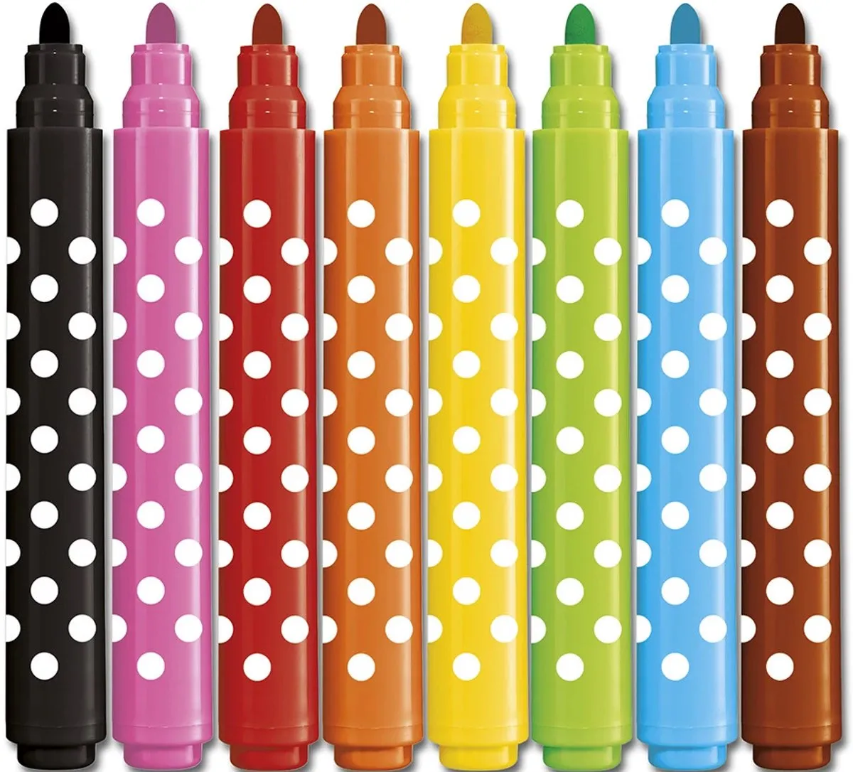 Janod Colo Jumbo Viltstiften - 8 Stuks Multikleur