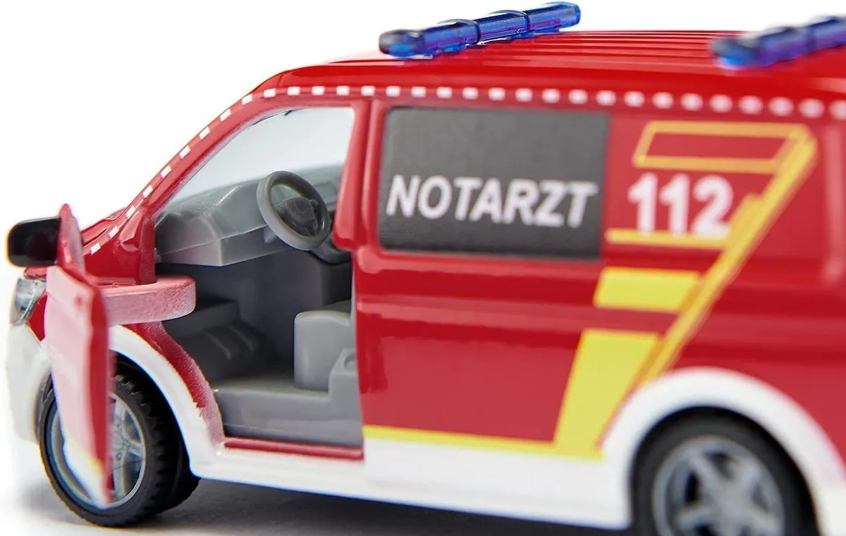 SIKU 2116 VW T6 Ambulance 1:50 - Multikleur