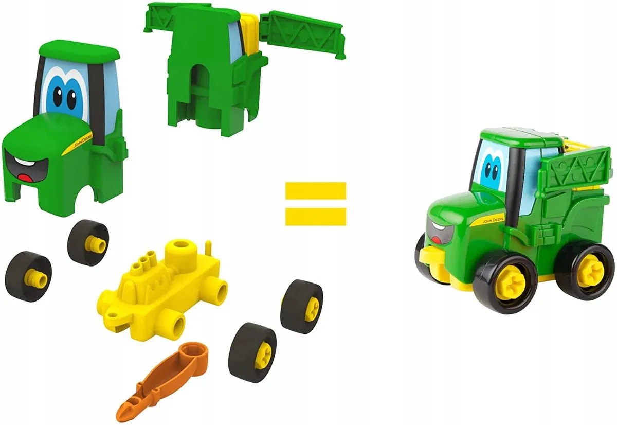 Tomy John Deere Bouw Mini Spuitmachine Traktor 47277 - Geel/Groen/Zwart