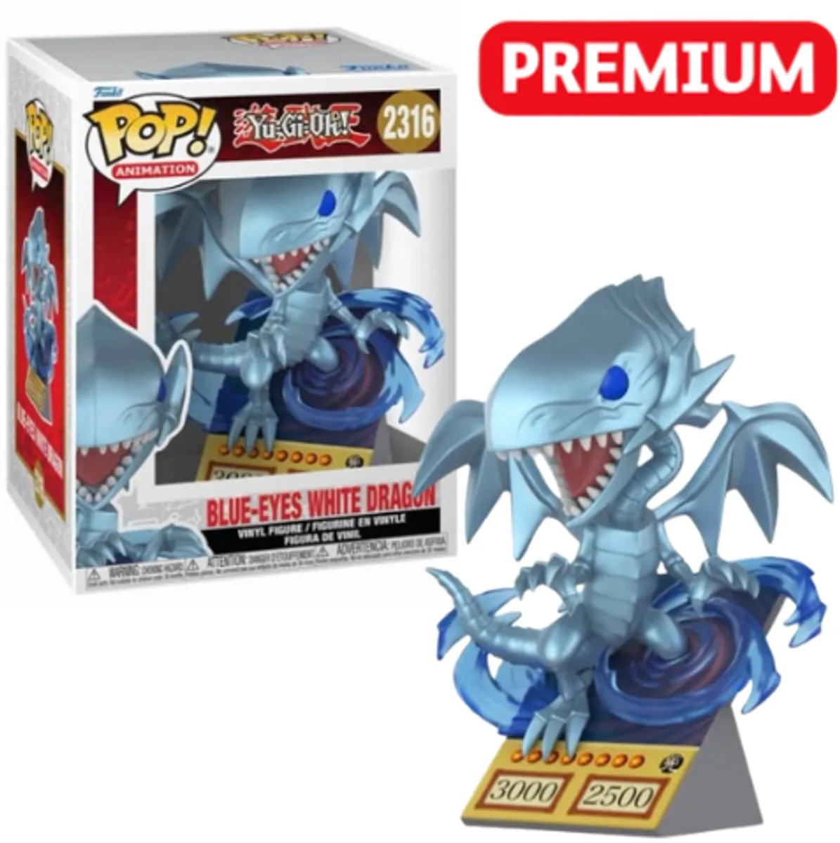 Funko Pop! Premium Yu-Gi-Oh! Blue-Eyes White Dragon #2316