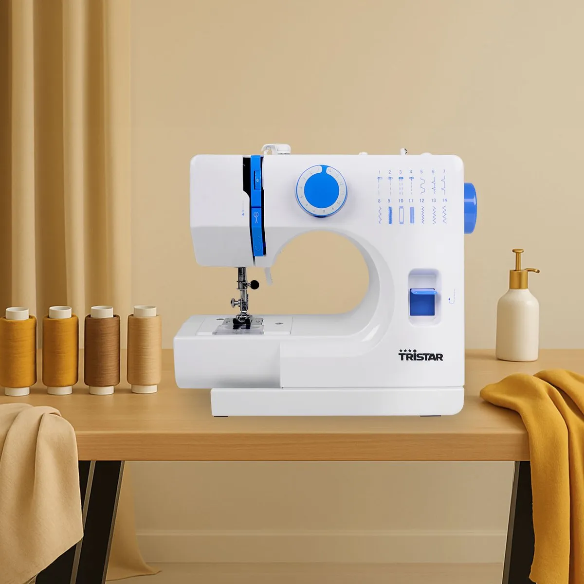 Tristar SM-6003 Naaimachine - 14 Patroon - Wit