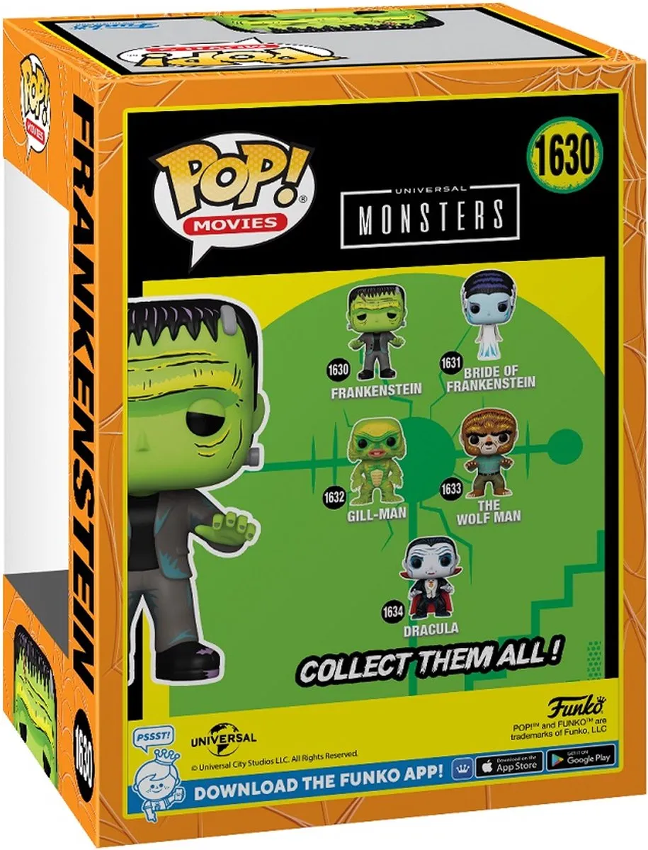 Funko Pop Movies Universal Monsters Frankenstein #1630 - Multi