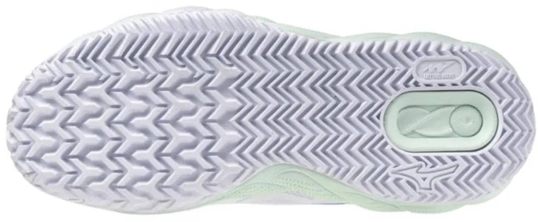 Mizuno Wave Enforce Court CC - 5,5 - 38.5 - Wit/ Groen