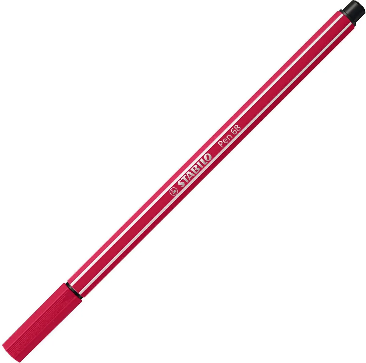 STABILO Pen 68 Premium Viltstift - Donkerrood