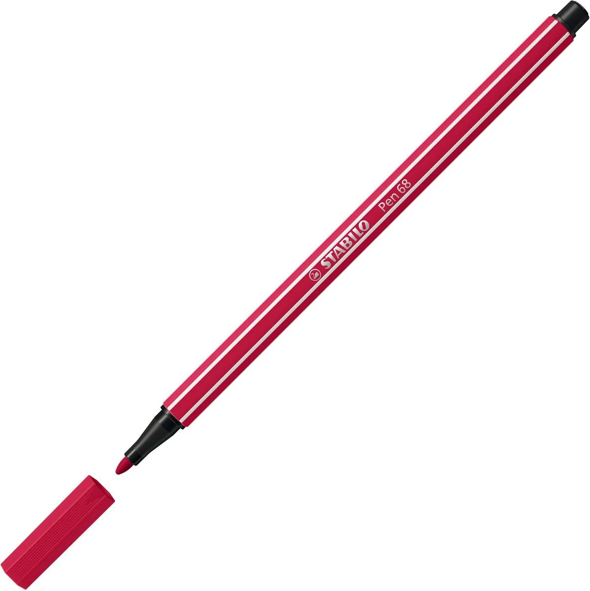 STABILO Pen 68 Premium Viltstift - Donkerrood