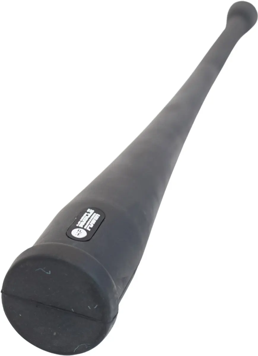 Muscle Power Rubber Clubbell 4kg - Zwart