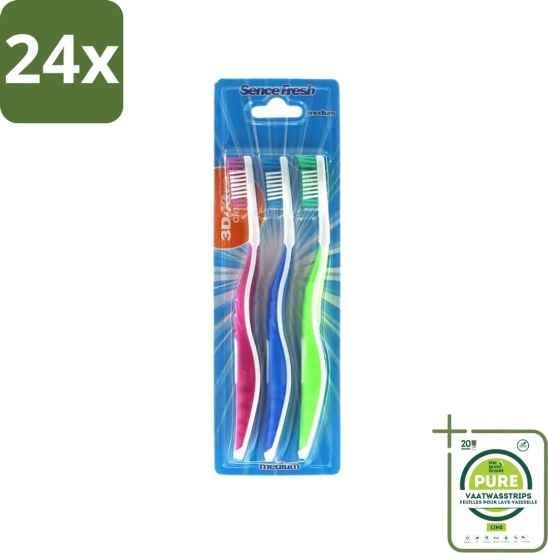Sence Fresh 3D Extra Clean Tandenborstels Medium
