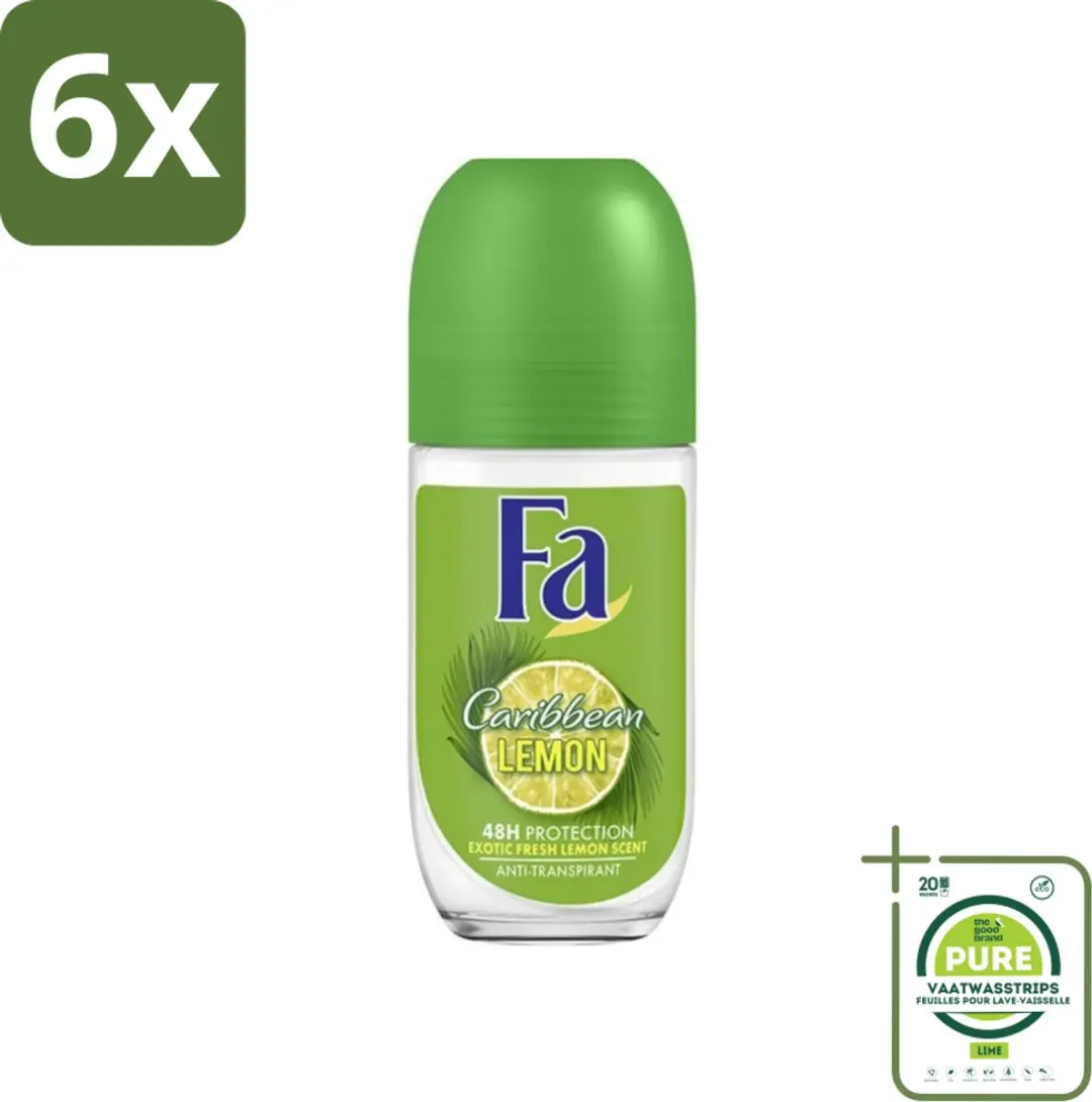 Fa Deodorant Roller Caribbean Lemon 50ml