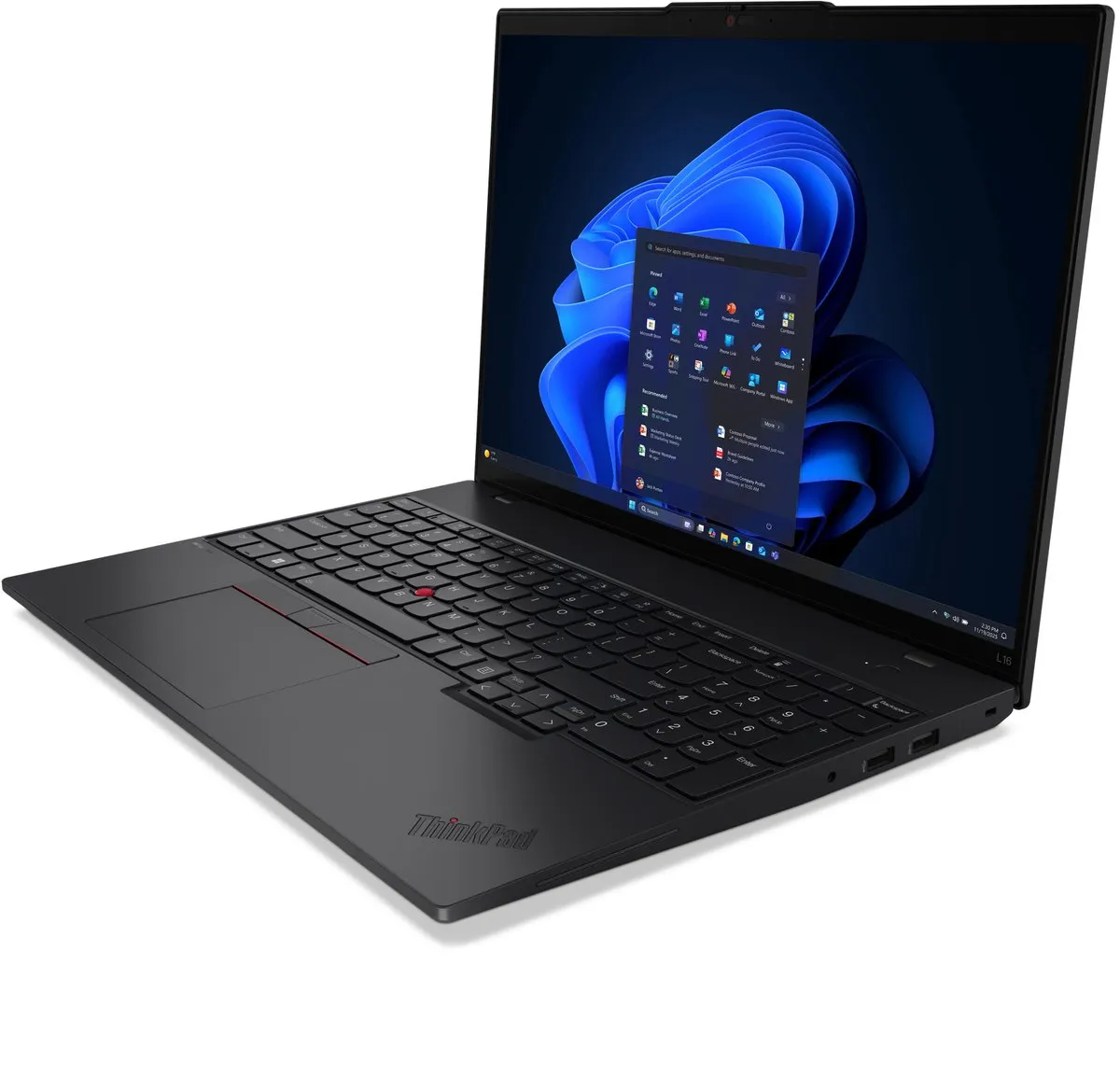 Lenovo ThinkPad L16 Gen 2 AMD Ryzen 5 PRO 215 Laptop 16" WUXGA 16GB 512GB SSD - Zwart