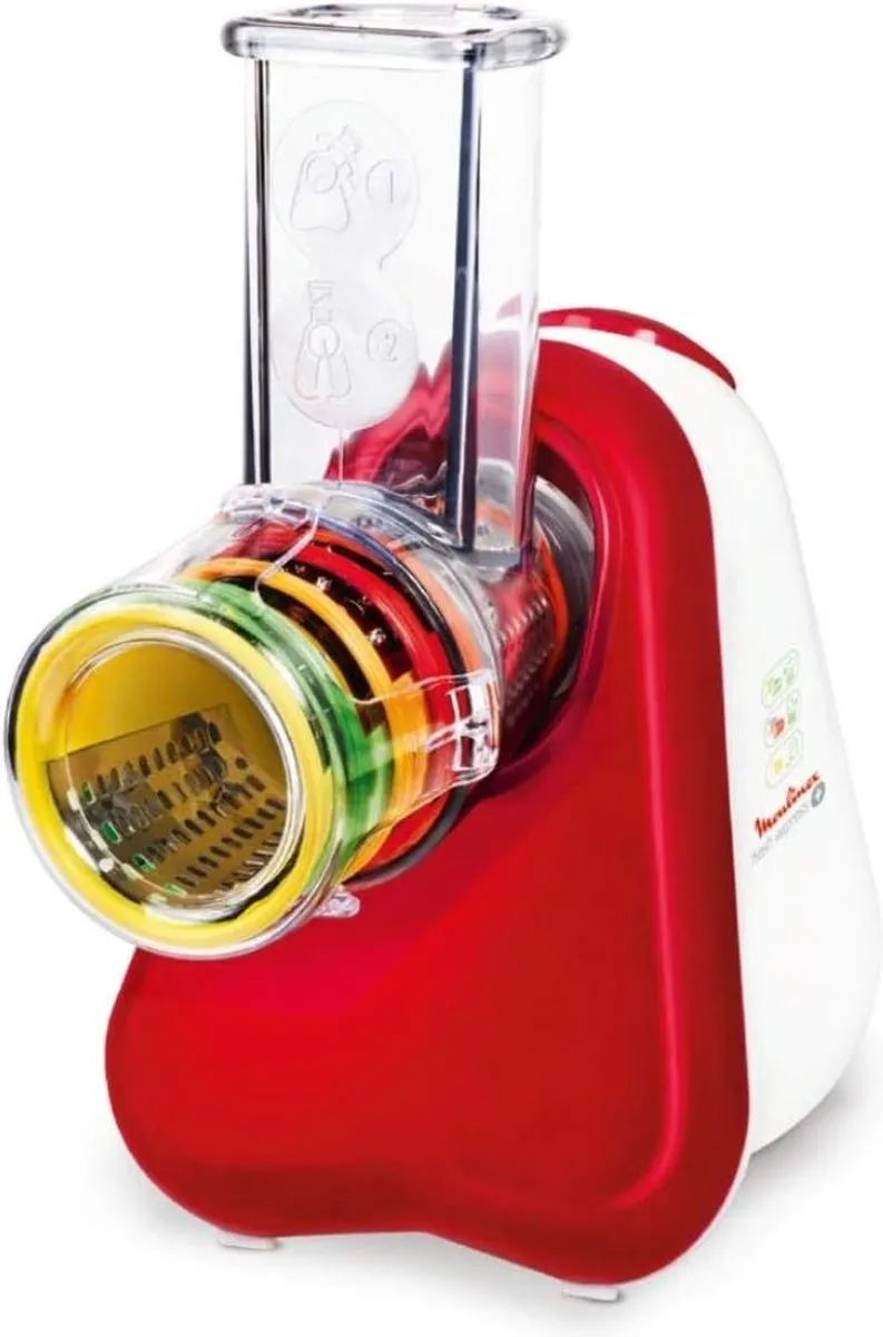 Moulinex Fresh Express DJ756G Snij- en Raspapparaat 150W - Rood