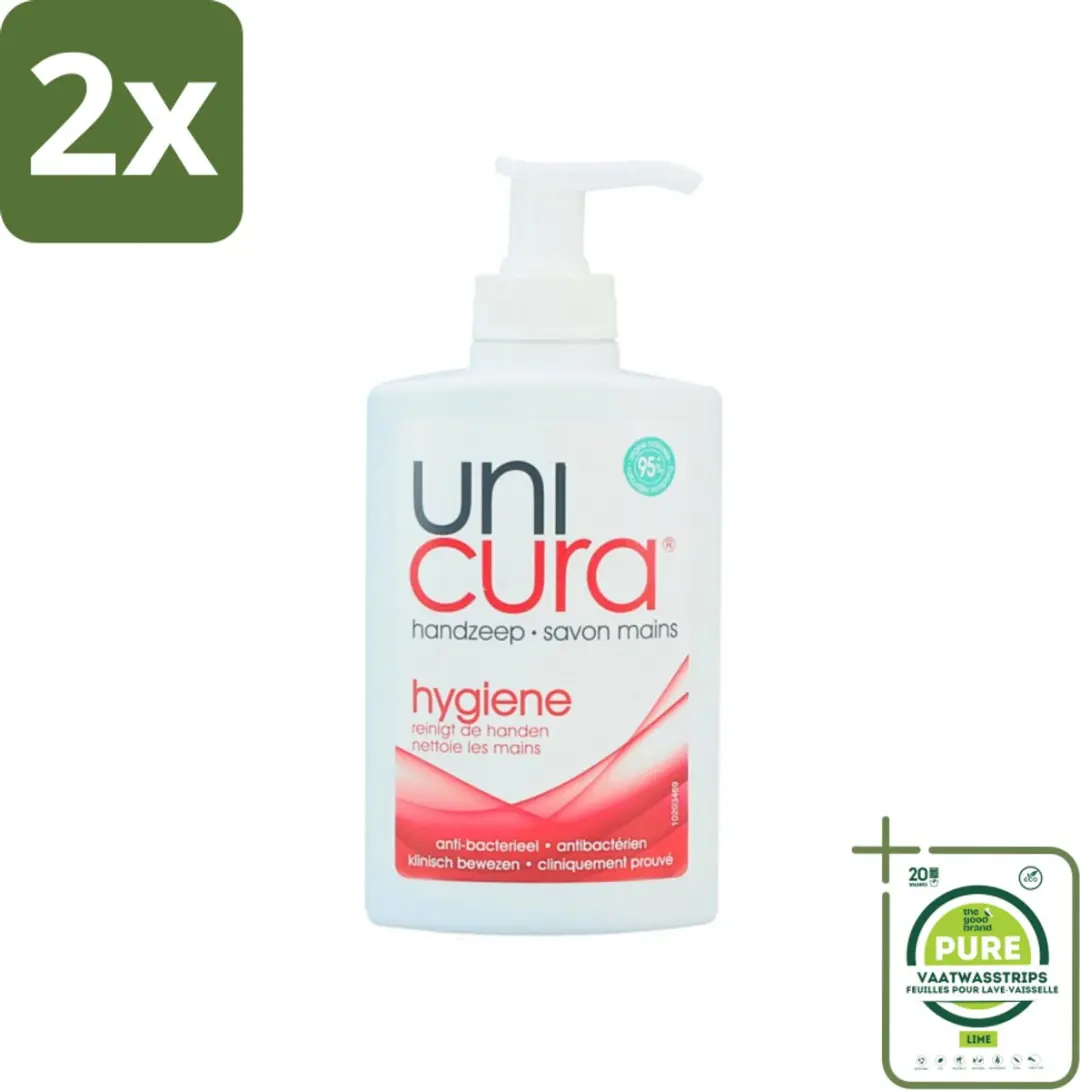 Unicura Handzeep Pompje 250ml - 2 Stuks