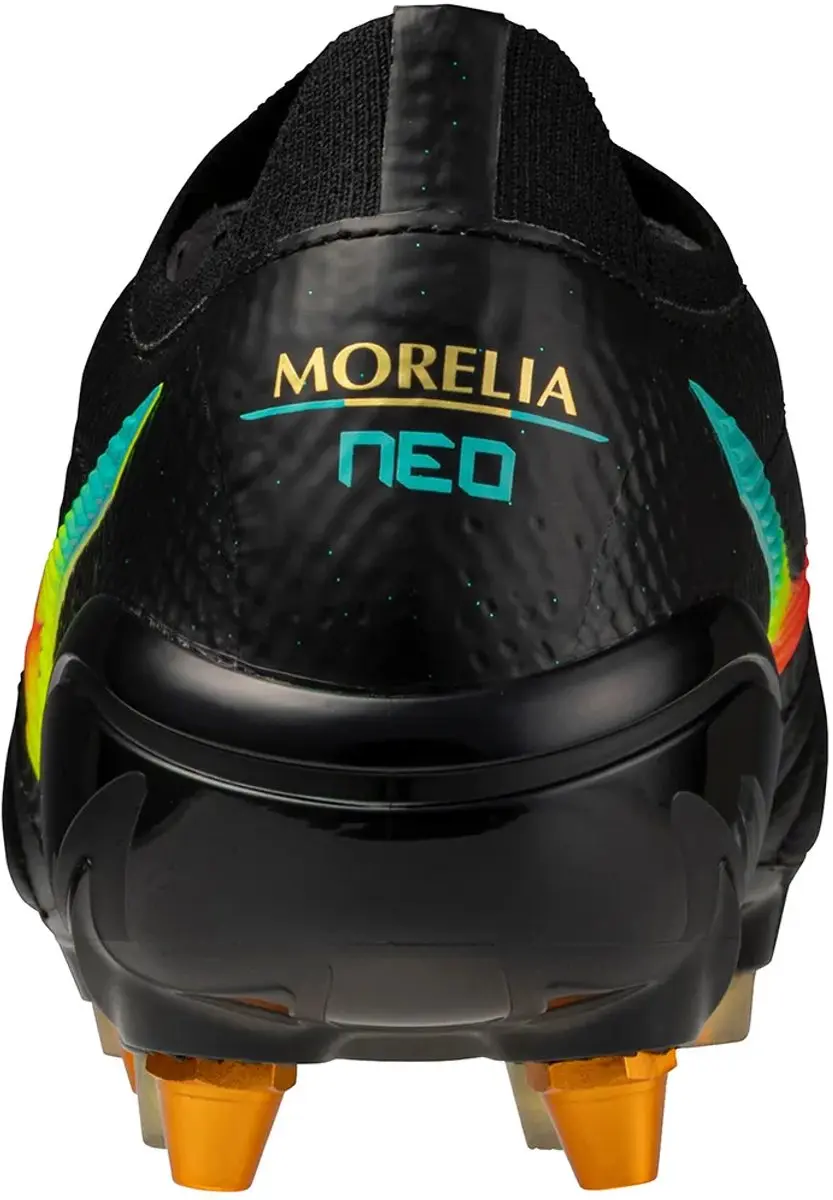 Mizuno Morelia Neo V Japan Mix Voetbalschoenen - 42.5 - Zwart/Lava Orange