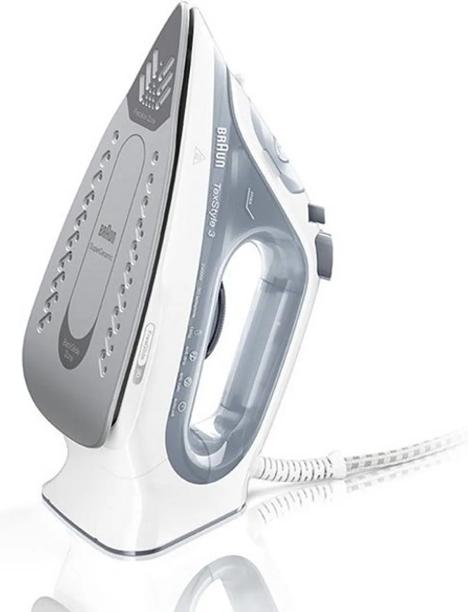 Braun TexStyle 3 SI3054GY Stoomstrijkijzer - 2400W - Grijs