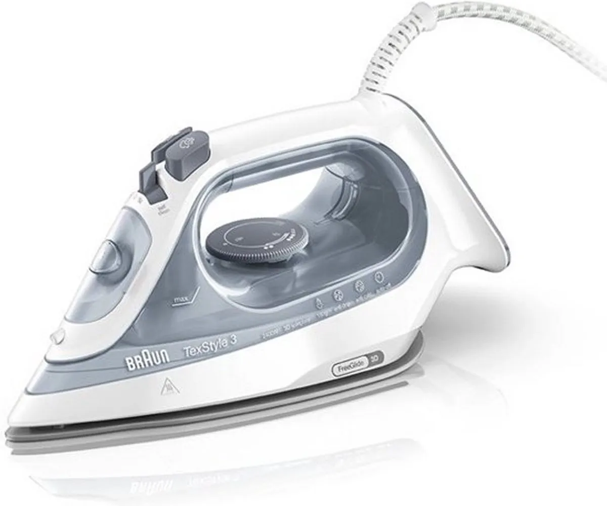 Braun TexStyle 3 SI3054GY Stoomstrijkijzer - 2400W - Grijs