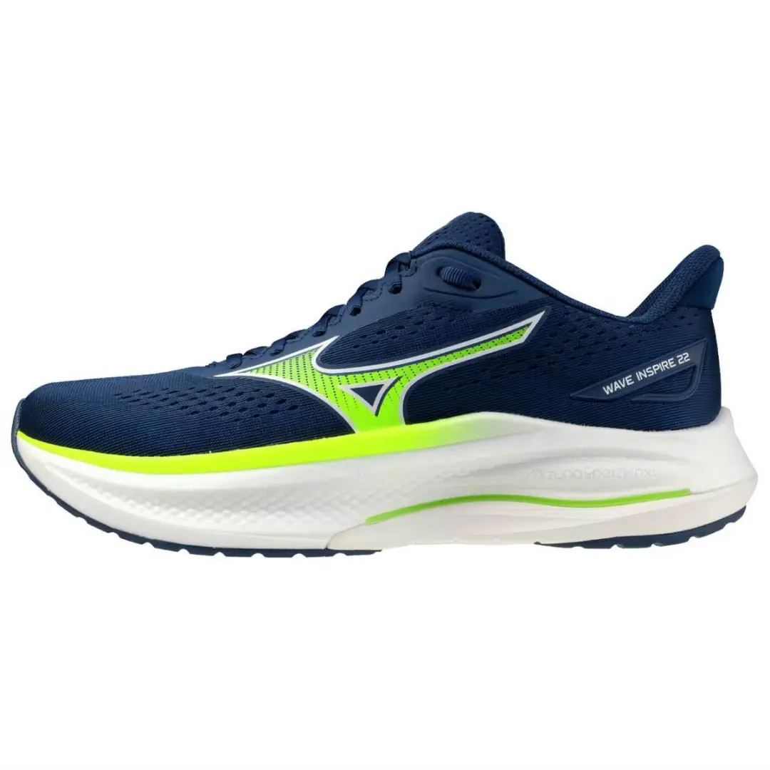 Mizuno Wave Inspire 22 Hardloopschoenen Blauw EU 40 1/2 Man